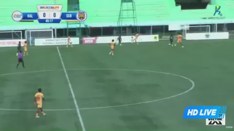 Poster siaran Hal FC VS SC Bengaluru